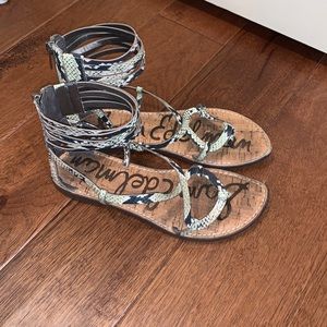 Snakeskin sandals